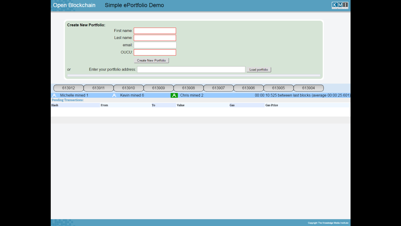 Simple ePortfolio movie picture